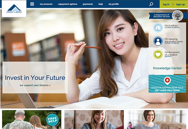 MyGreatLakes login page